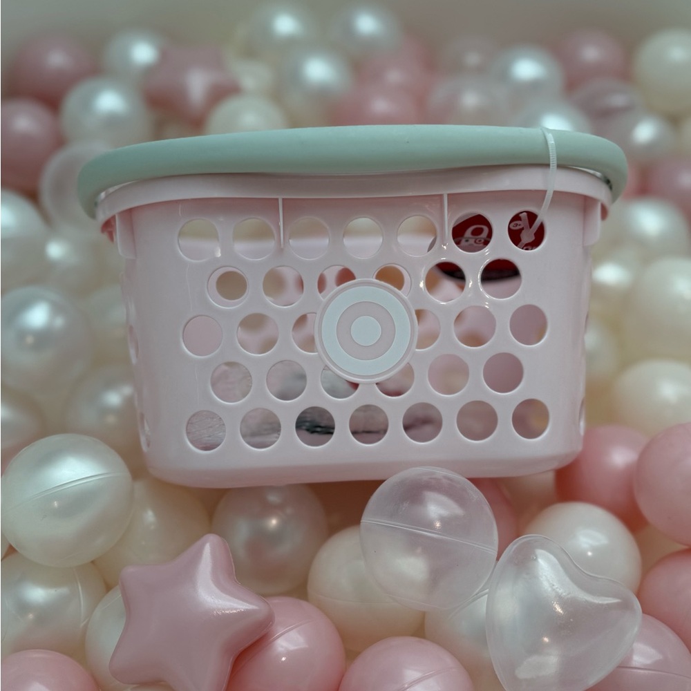 Limited edition target basket (pink)